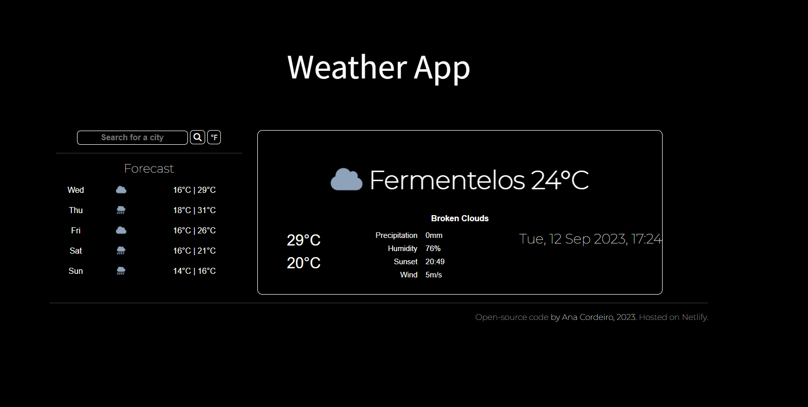 Weather App